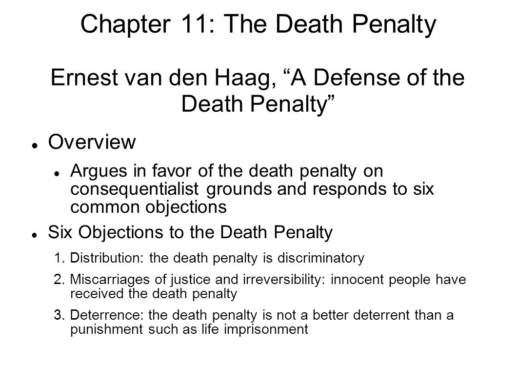 Ernest van den Haag’s Concept of Justice Essay Sample